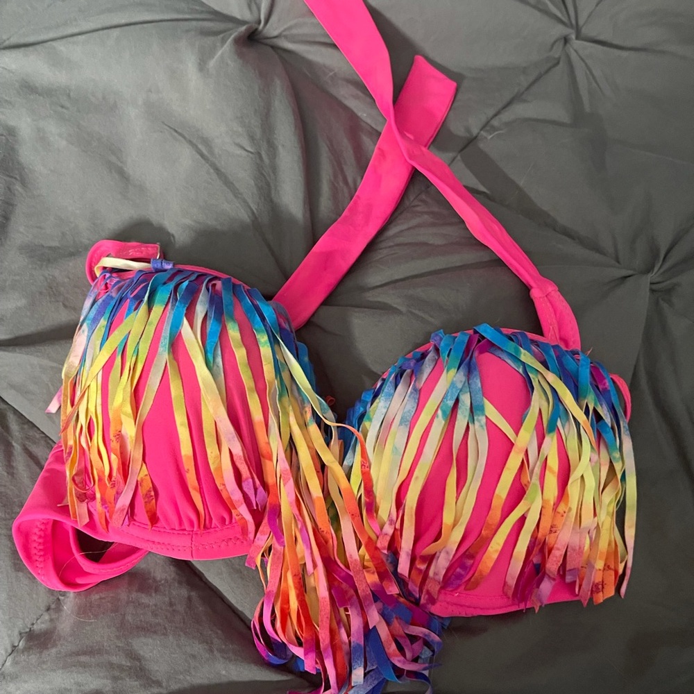 Pink bathing suit